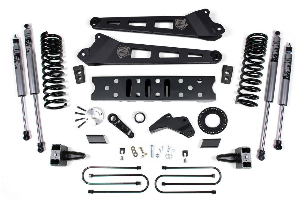 19-24 RAM 3500 5.5 Inch Radius Arm 5 Inch Rear Block With Overload Gas 6-Bolt T-Case Zone Offroad