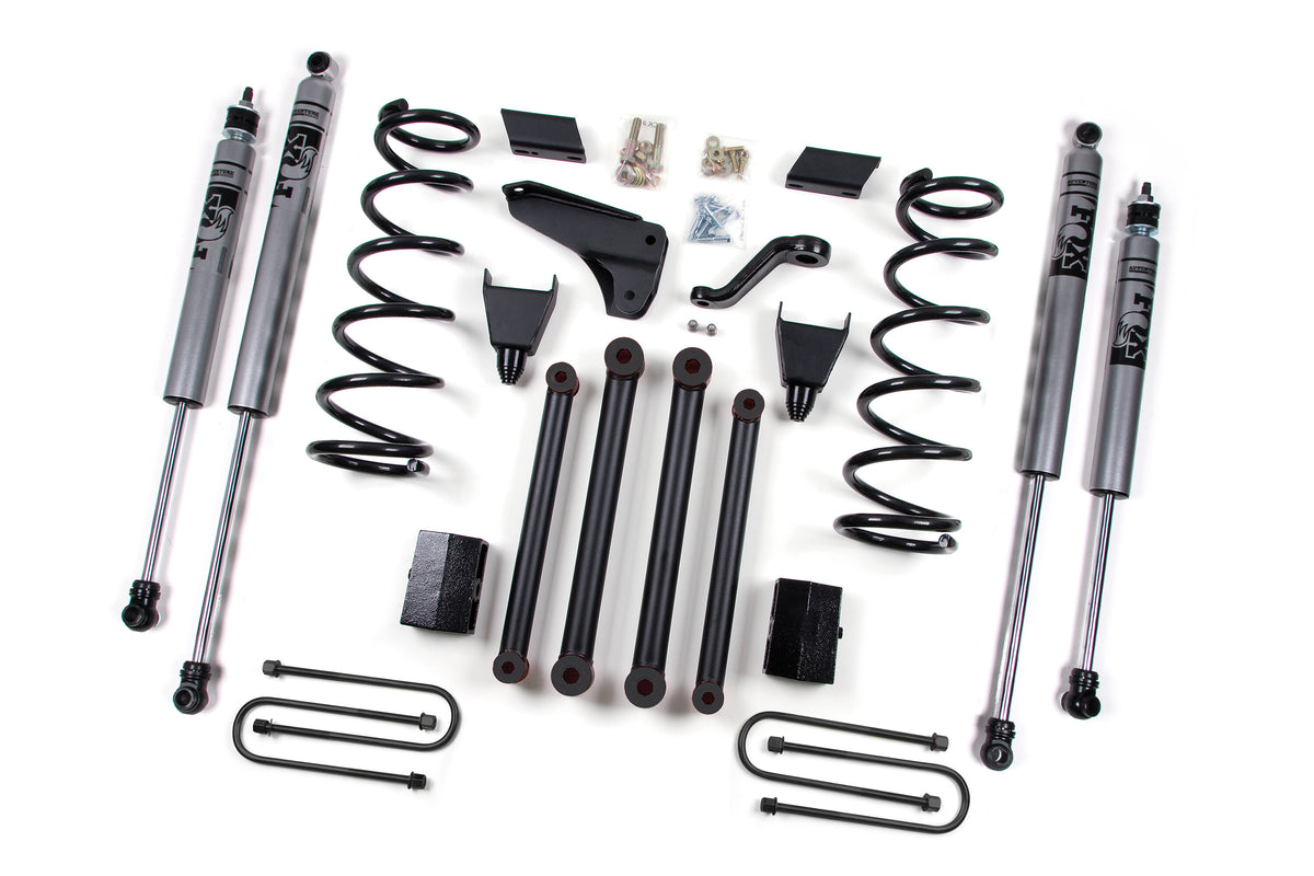 10-13 RAM 2500 Powerwagon 4WD 5 Inch Coil Spring Lift Kit Fox Shocks Zone Offroad