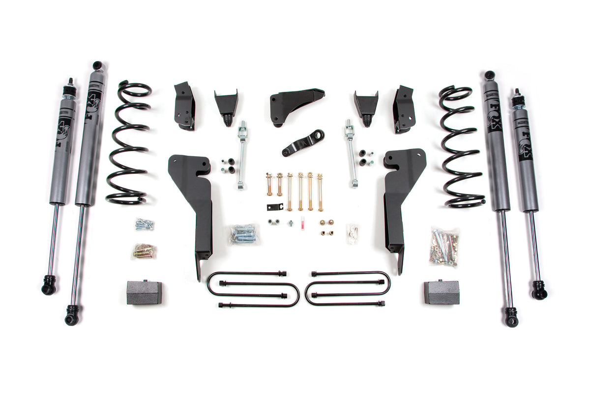 09-13 Dodge RAM 2500/3500 6 Inch Lift With 3.5 Inch Axle Diesel Block With Nitro Shocks Zone Offroad