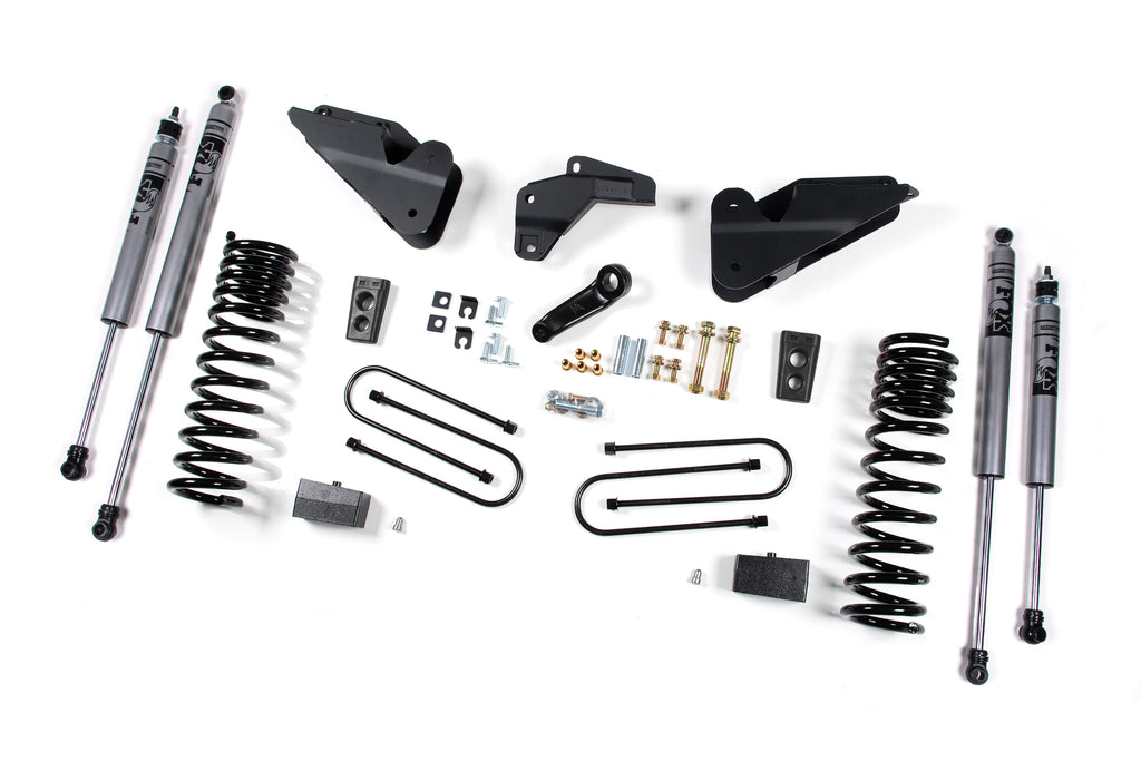 13-18 RAM 3500 4.5 Inch Lift Kit 2 Inch Rear Block Zone Offroad