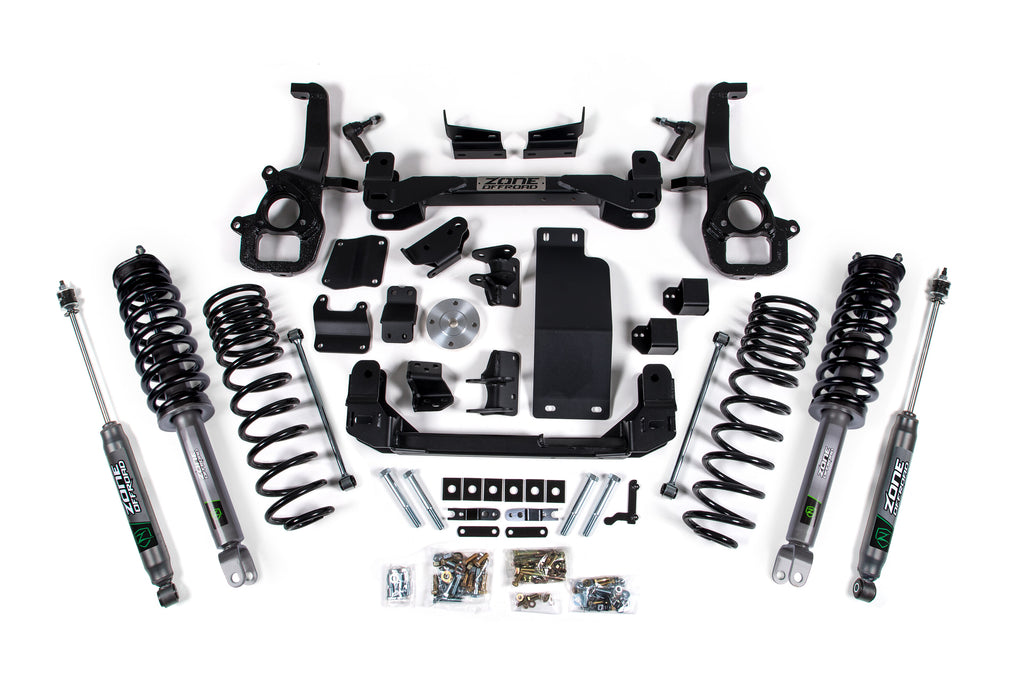19-23 RAM 1500 Rebel/OffRoad 4WD 4 Inch Front 5 Inch Rear Lift Kit Zone Offroad