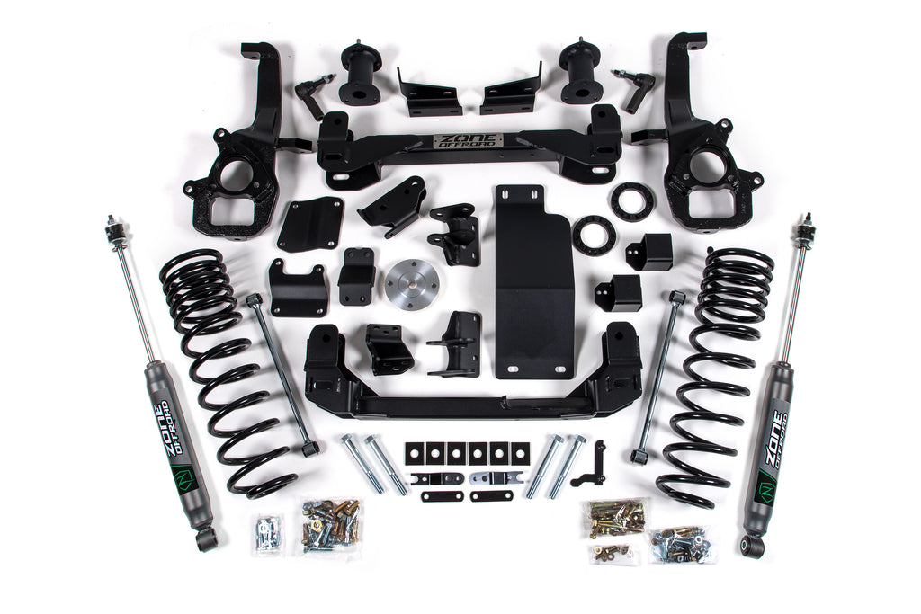 19-23 RAM 1500 Rebel/OffRoad 4WD 4 Inch Front 5 Inch Rear Lift Kit Zone Offroad