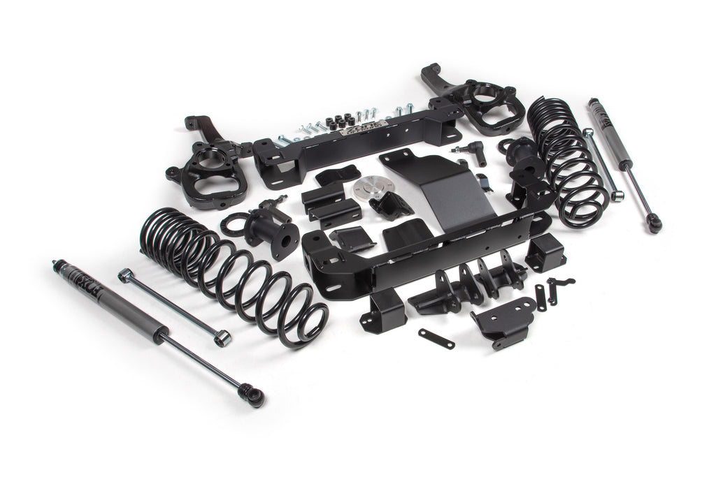 6 Inch Lift Kit for 2025 Ram 1500 4WD 6 Inch Front 5 Inch Rear Suspension Lift System Standard Bore Zone Offroad