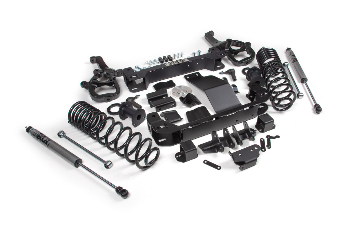 6 Inch Lift Kit for 2025 Ram 1500 4WD 6 Inch Front 5 Inch Rear Suspension Lift System Standard Bore Zone Offroad