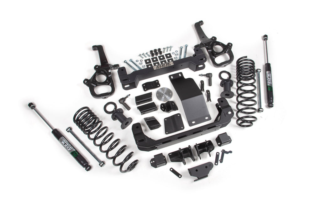 6 Inch Lift Kit for 2025 Ram 1500 4WD 6 Inch Front 5 Inch Rear Suspension Lift System Standard Bore Zone Offroad