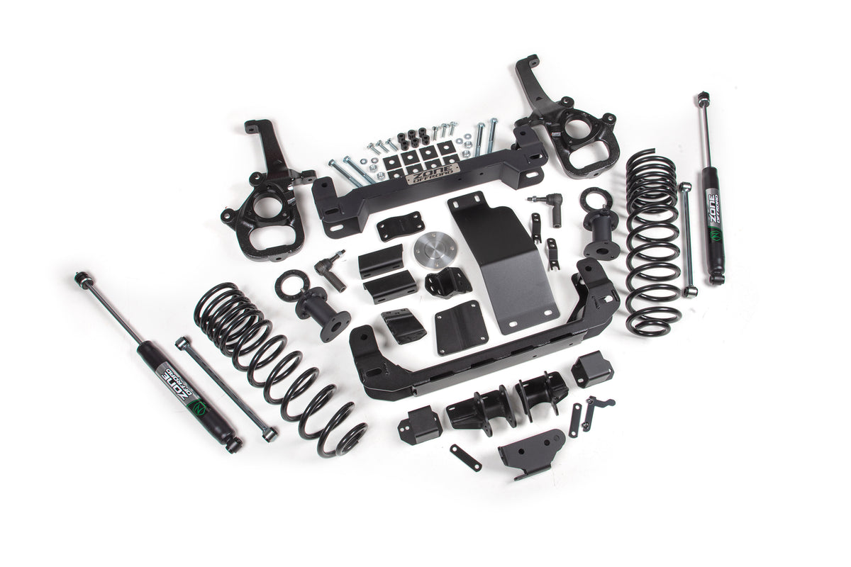 6 Inch Lift Kit for 2025 Ram 1500 4WD 6 Inch Front 5 Inch Rear Suspension Lift System Standard Bore Zone Offroad