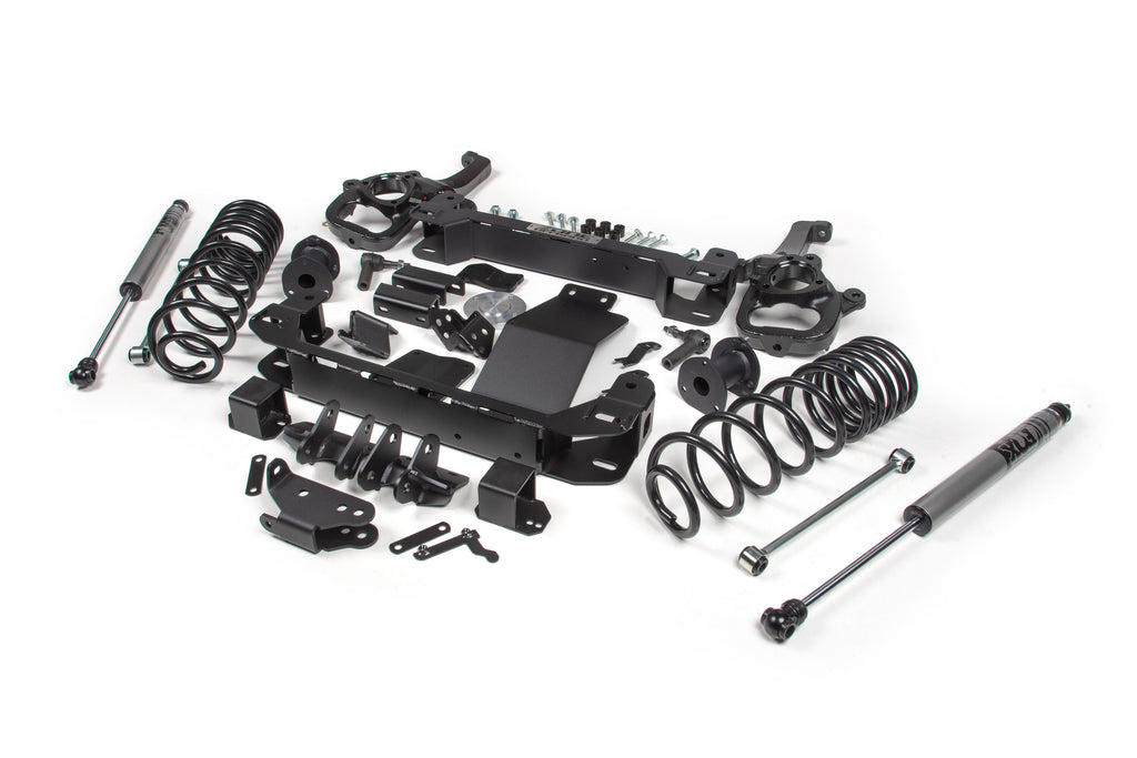 4 Inch Lift Kit for 2025 Ram 1500 4WD 4 Inch Front 3 Inch Rear Suspension Lift System Standard Bore Zone Offroad