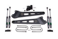 25-26 Ram 3500 4WD (Diesel) 3 Inch Radius Arm Suspension Lift Kit, 2 Inch Rear Lift, Block - W/ Overload - Nitro Shocks Zone Offroad