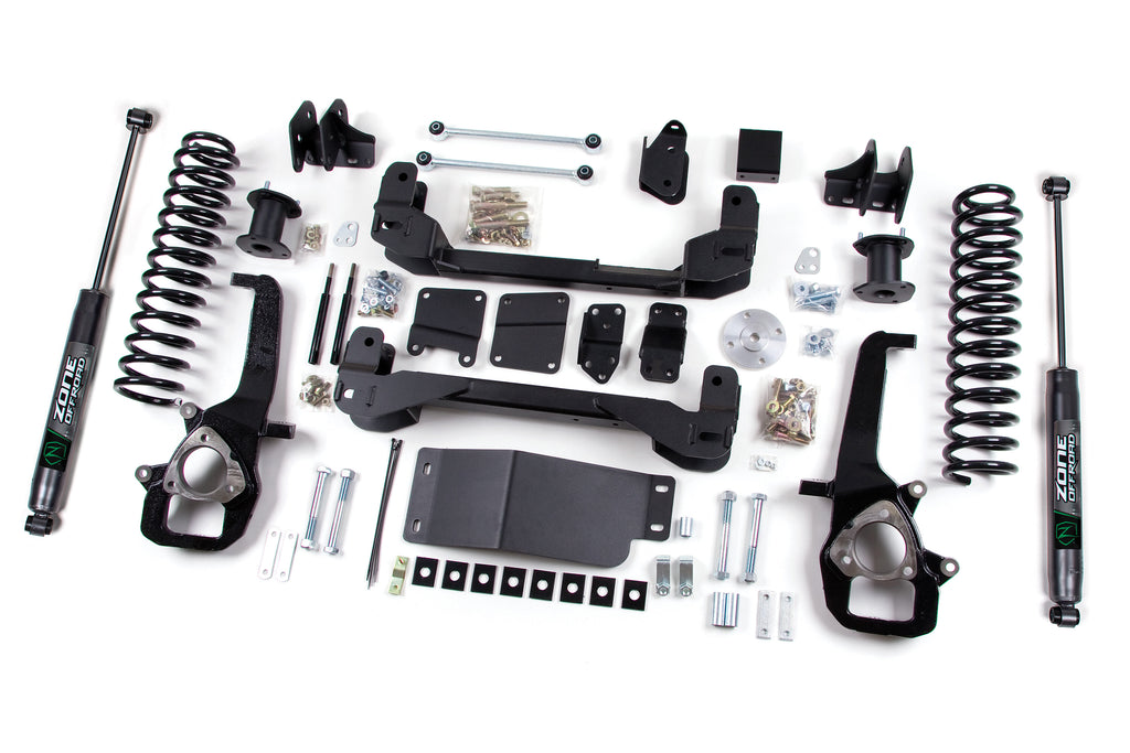 2012 Dodge 1500 6 Inch Front 3 Inch Rear Strut Spacer Lift Kit Zone Offroad