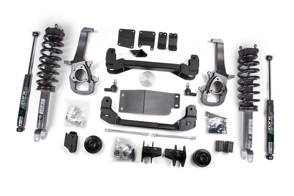 2012 Ram 1500 4WD 4 Inch Suspension Lift Kit, 2 Inch Rear Lift, Spacer - Nitro Loaded Struts, Nitro Shocks Zone Offroad