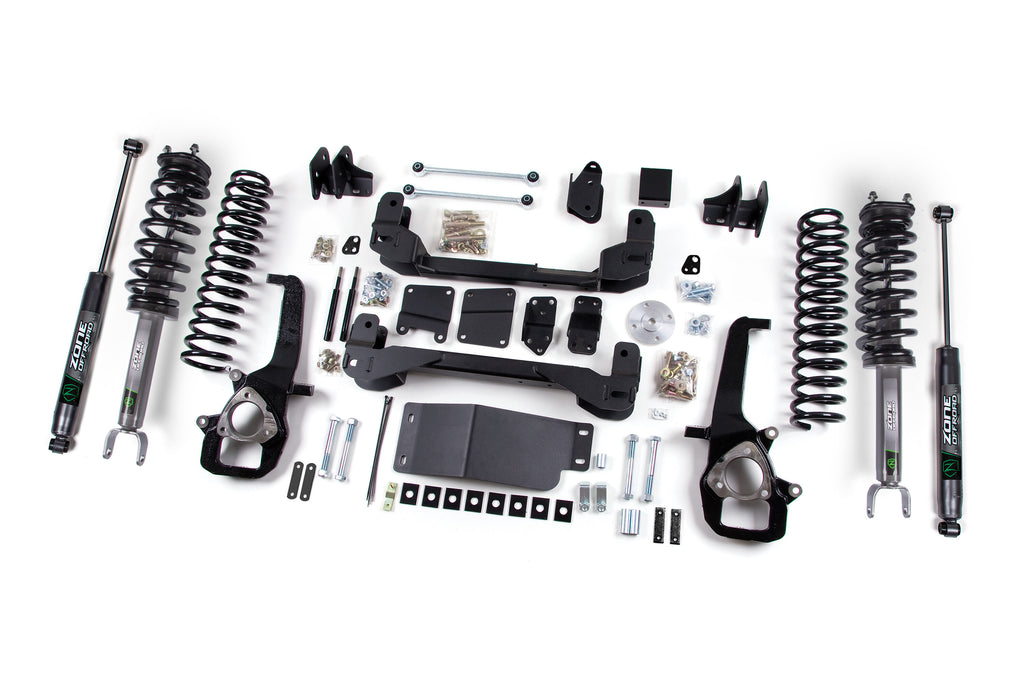 13-15 Dodge RAM 1500 6 Inch Front 3 Inch Rear Lift Height Strut Spacer Lift Kit Zone Offroad