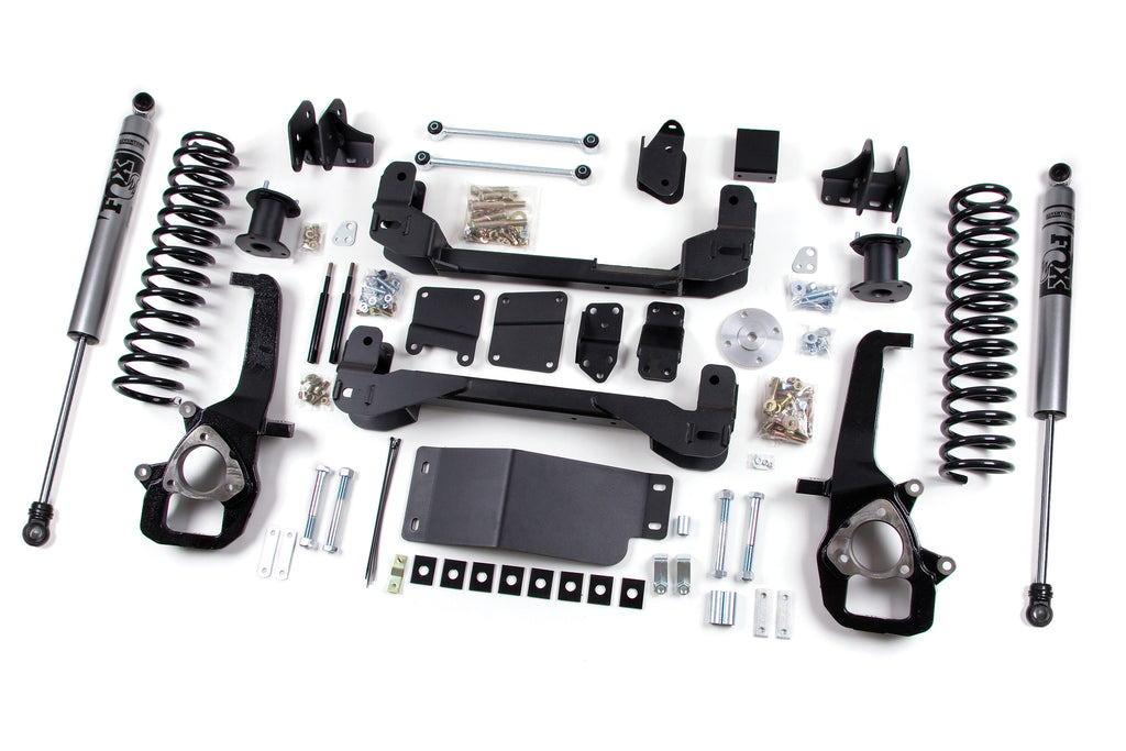 13-15 Dodge RAM 1500 6 Inch Front 5 Inch Rear Lift Height Strut Spacer Lift KitNo Shocks Zone Offroad
