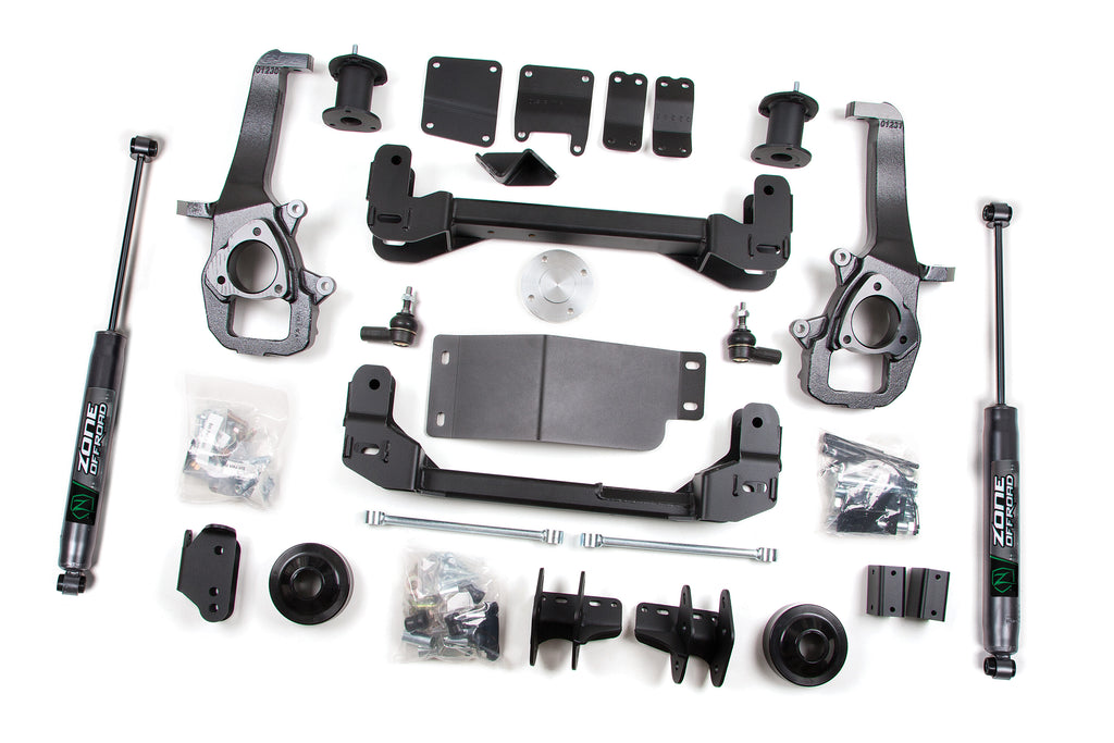 2013 Dodge 1500 4 Inch Front/2 Inch Rear Suspension Lift Zone Offroad