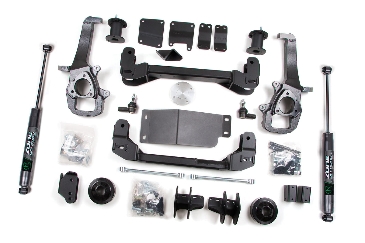 2013 Dodge 1500 4 Inch Front/2 Inch Rear Suspension Lift Zone Offroad
