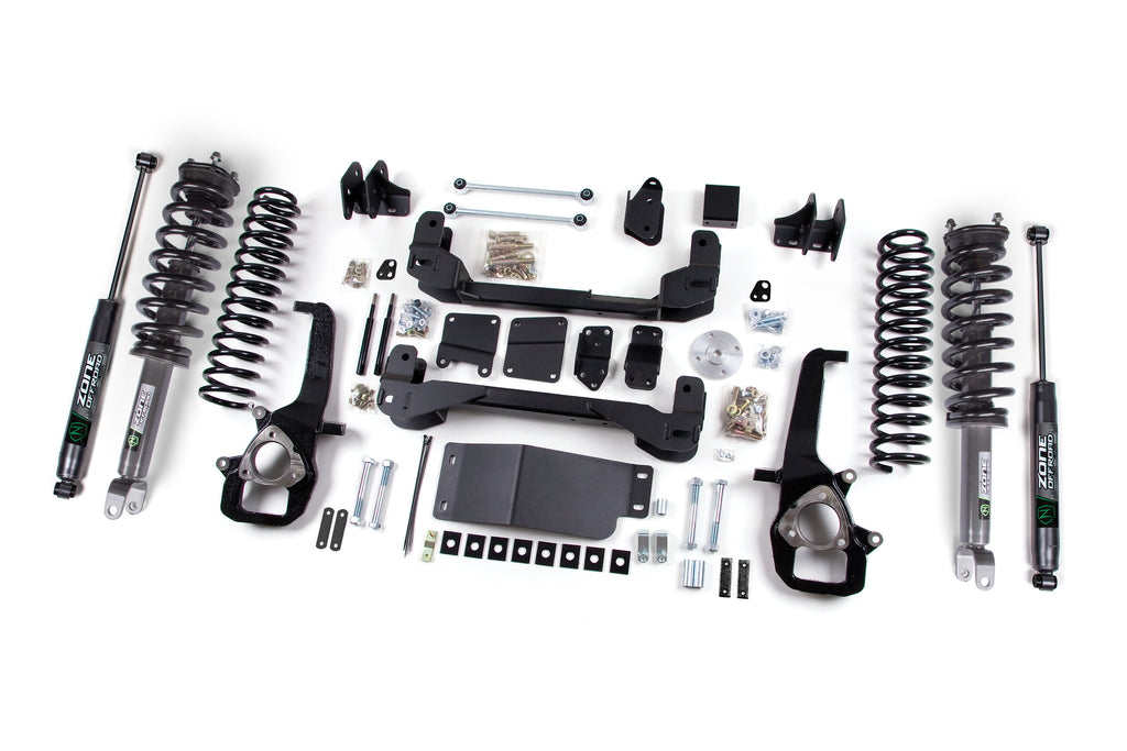 13-18 Ram 1500 4WD 4 Inch Suspension Lift Kit, 3 Inch Rear Lift, Coil Spring - Nitro Loaded Struts, Nitro Shocks Zone Offroad