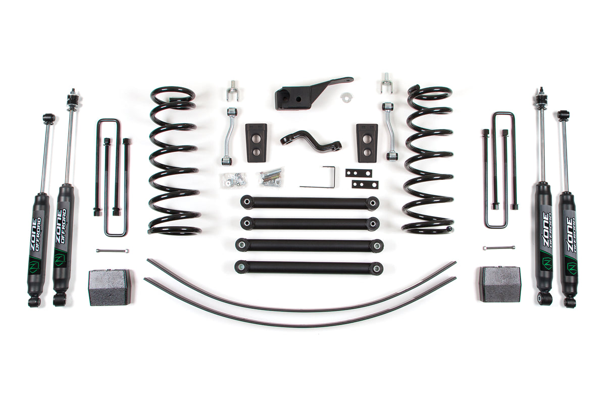 94-99 Dodge RAM 1500 5 Inch Coil Spring Lift Kit Zone Offroad