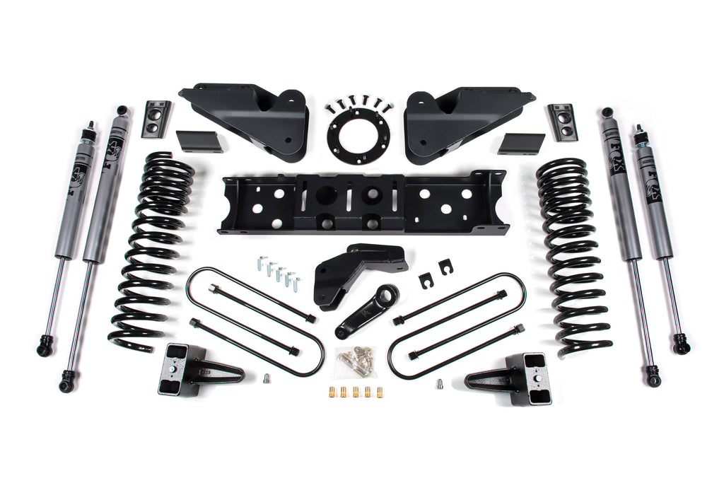 19-24 RAM 3500 4.5 Inch Radius Arm Bracket 2 Inch Rear Block Without Overload Diesel 6-Bolt T-Case Zone Offroad
