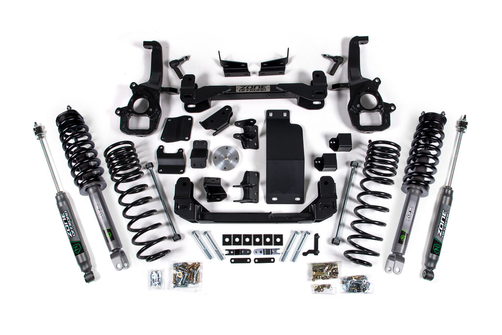 19-23 RAM 1500 4WD 6 Inch Front 5 Inch Rear Lift Kit Zone Offroad