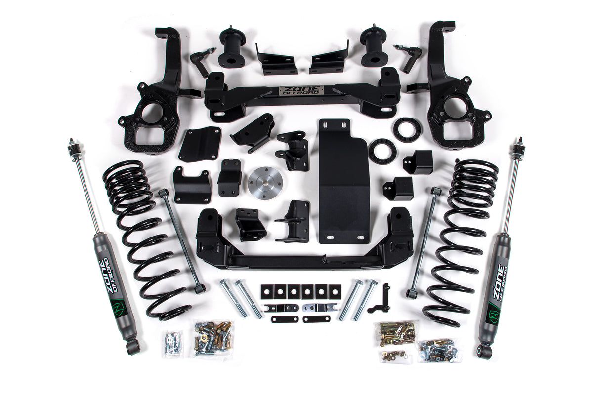 19-23 RAM 1500 4WD 6 Inch Front 5 Inch Rear Lift Kit Zone Offroad