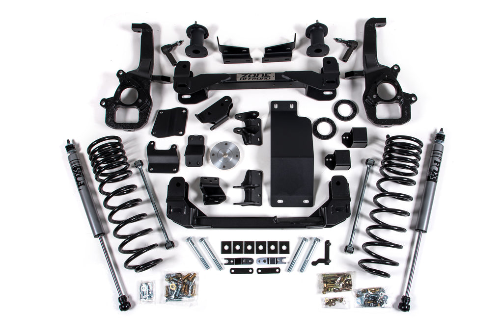 20-23 RAM 1500 4WD 4 Inch Front 3 Inch Rear Lift Kit Zone Offroad