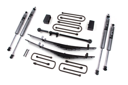00-05 Ford Excursion 4 Inch Leaf Spring Lift Kit Zone Offroad