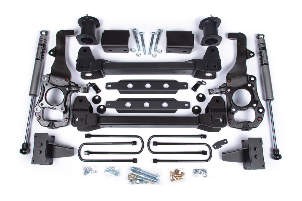 21-24 Ford F-150 2WD 6 Inch Lift Kit 4 Inch Rear Lift Block Spacer Front Zone Offroad
