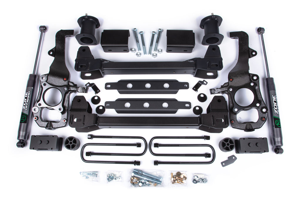 21-24 Ford F-150 2WD 6 Inch Lift Kit 3.25 Inch Rear Lift Block Spacer Front Zone Offroad