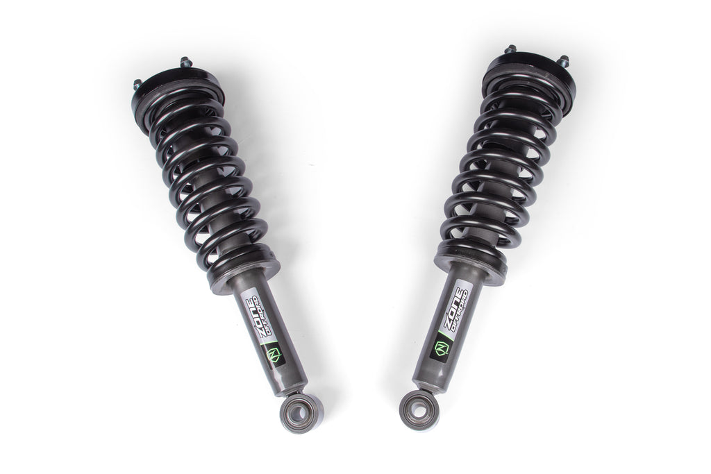 09-13 Ford F-150 4WD 2 Inch Leveling Kit, 0 Inch Rear Lift - Nitro Loaded Struts Zone Offroad