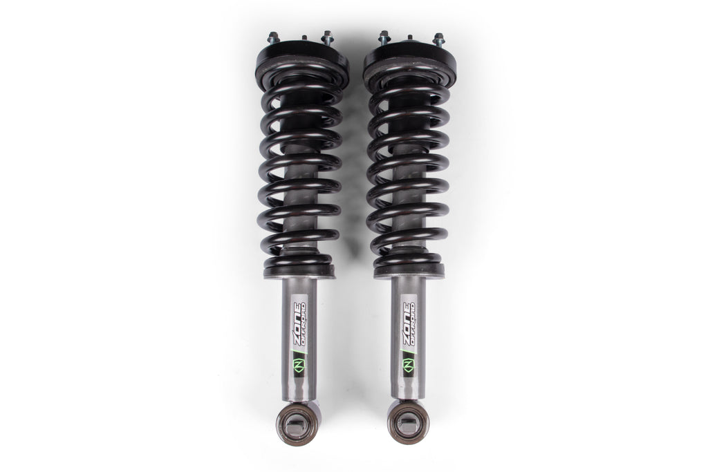 14-26 Ford F-150 4WD 2 Inch Leveling Kit, 0 Inch Rear Lift - Nitro Loaded Struts Zone Offroad