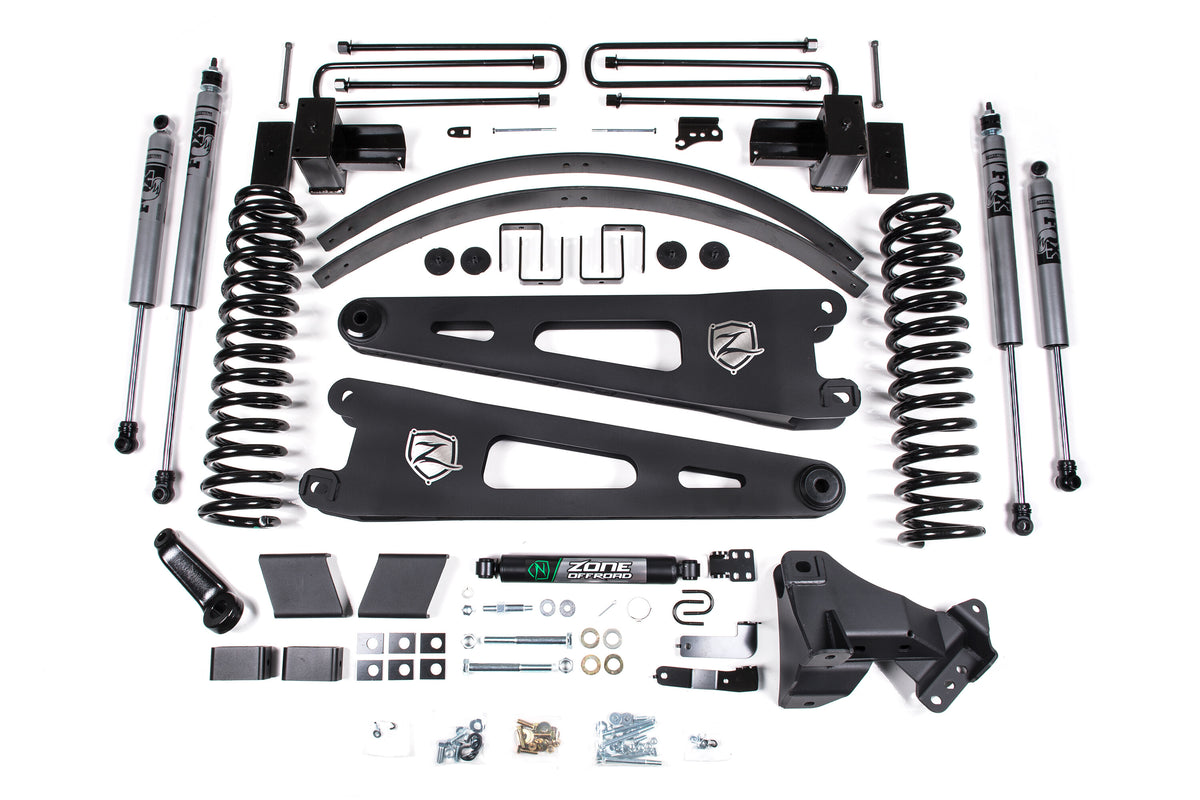 17-19 Ford F-250/350 Super Duty 6 Inch Lift Kit Diesel 2 Leaf Main Zone Offroad