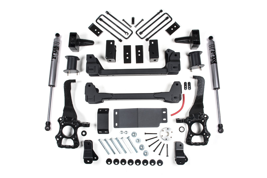 15-20 F-150 6 Inch Lift Kit 4-3/8 Inch Rear Block Zone Offroad