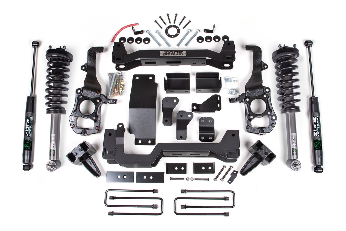 21-24 Ford F-150 4 Inch Zone Lift Kit Zone Offroad