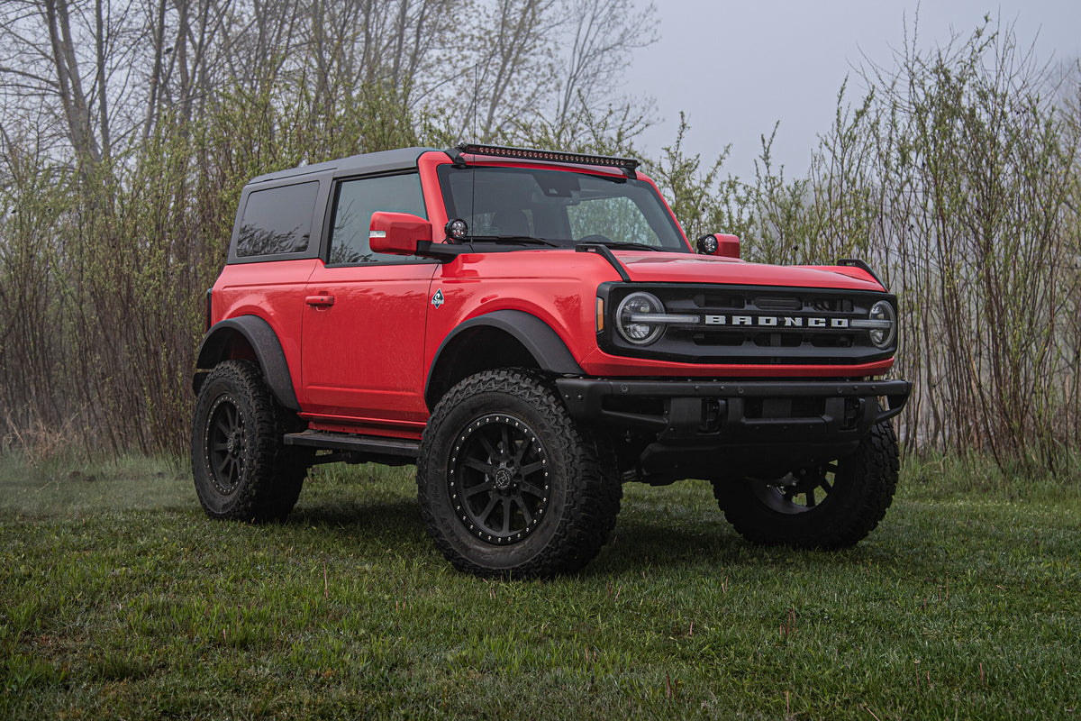 21-23 Ford Bronco 4 Door 4 Inch Adventure Series Lift Kit Base Shock Package Models Only No Shocks Zone Offroad