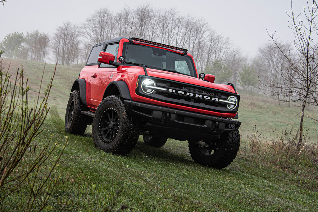 21-23 Ford Bronco 4 Door 4 Inch Adventure Series Lift Kit Base Shock Package Models Only No Shocks Zone Offroad