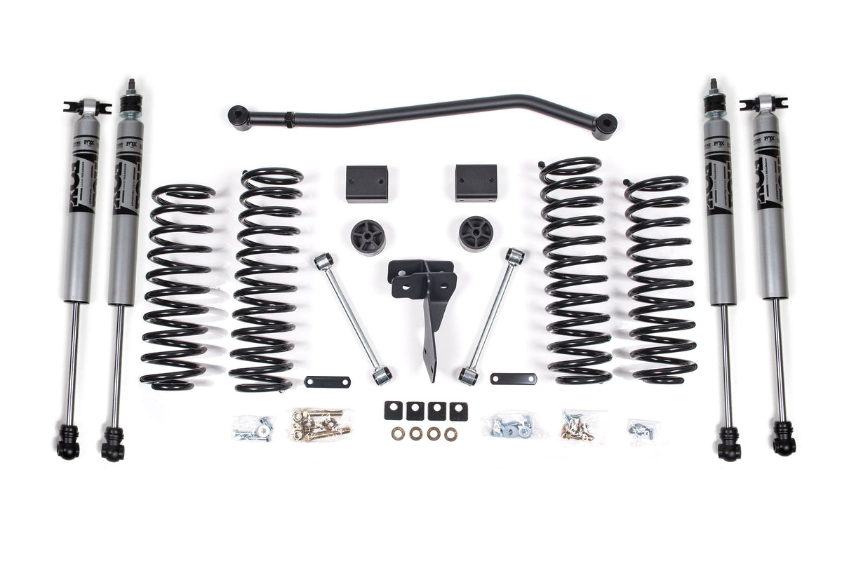 07-11 Jeep Wrangler JK 2 Door 4 Inch Coil Spring Lift Kit Zone Offroad