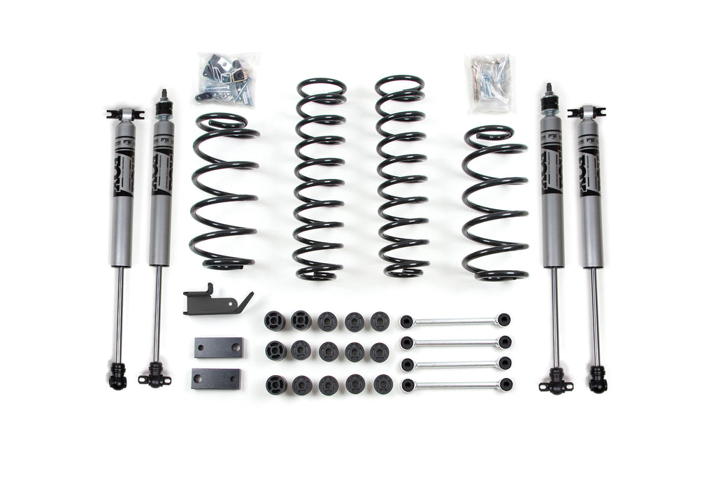 97-06 Jeep Wrangler TJ 4.25 Inch Combo Lift Kit With Discos Nitro Shocks Zone Offroad