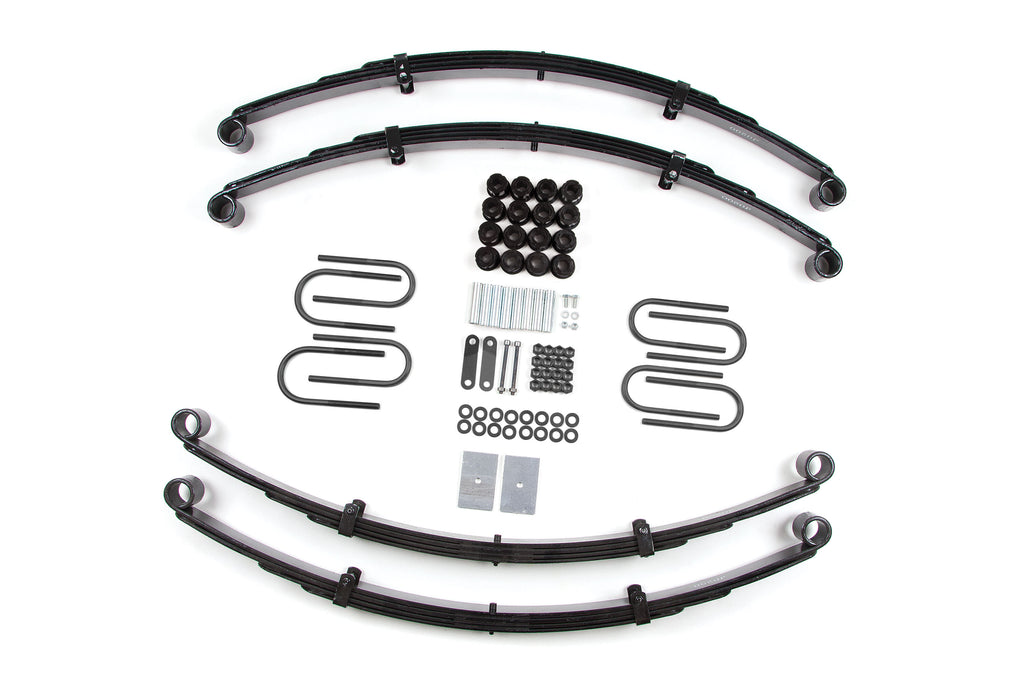 87-95 Jeep Wrangler YJ 2 Inch Leaf Spring Lift Kit Zone Offroad