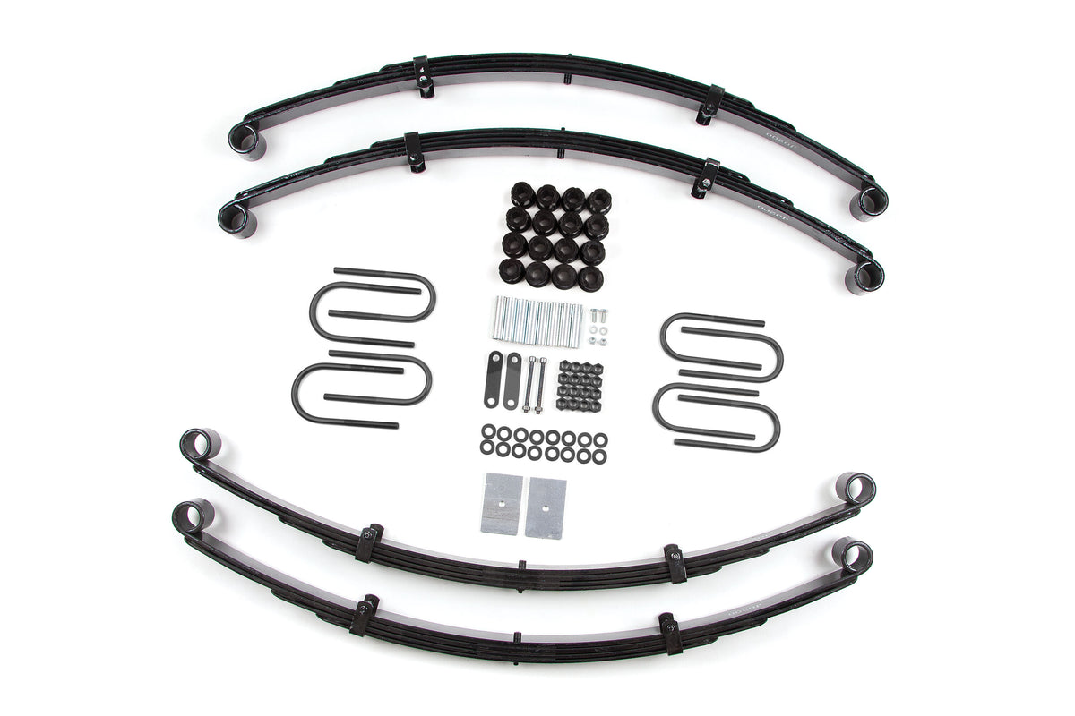 87-95 Jeep Wrangler YJ 2 Inch Leaf Spring Lift Kit Zone Offroad