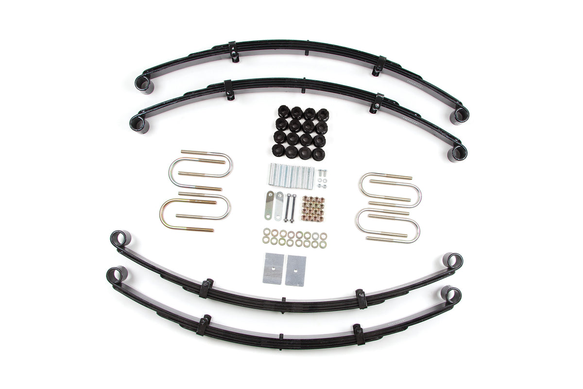 87-95 Jeep Wrangler YJ 2 Inch Leaf Spring Lift Kit Zone Offroad