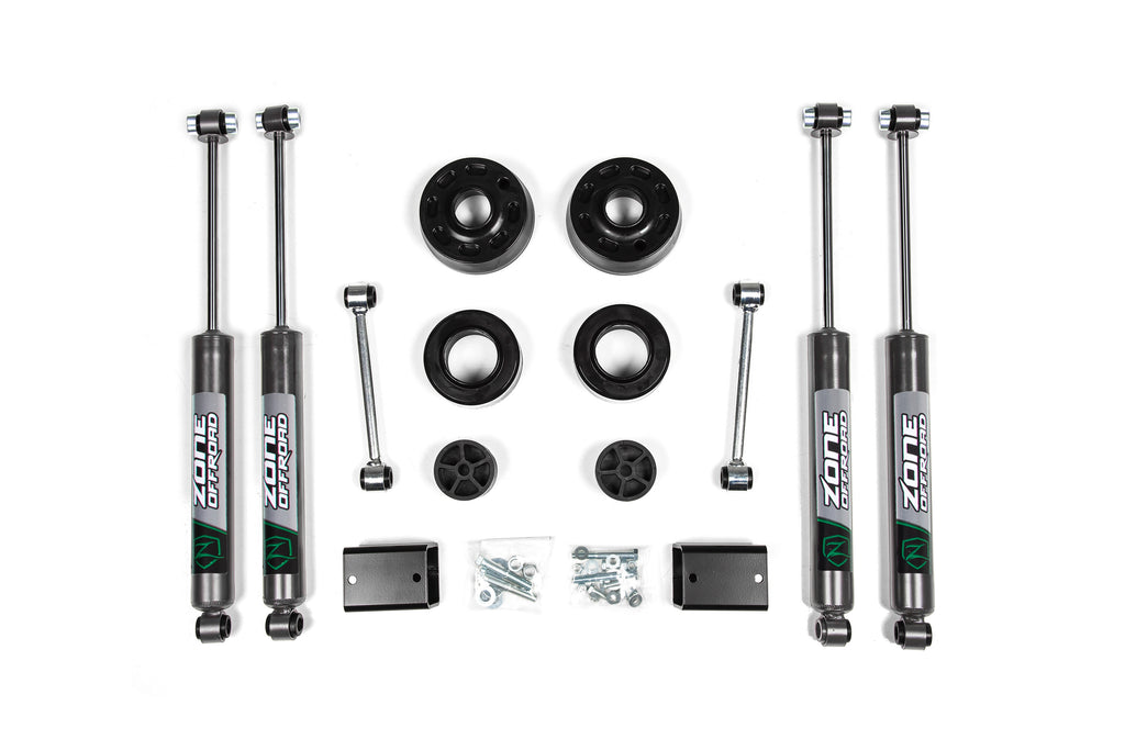 18-24 Jeep Wrangler JL 2 Inch Coil Spring Spacer Lift Kit Zone Offroad