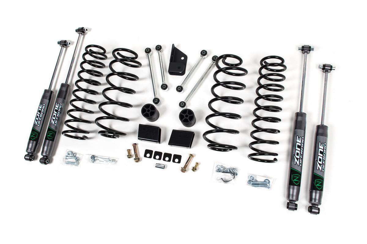 18-24 Jeep Wrangler JL 2 Door 3 Inch Lift Kit Zone Offroad
