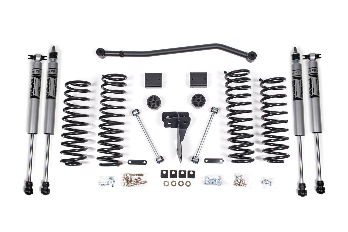 12-18 Jeep Wrangler JK 4 Door 4 Inch Coil Spring Lift Kit Zone Offroad