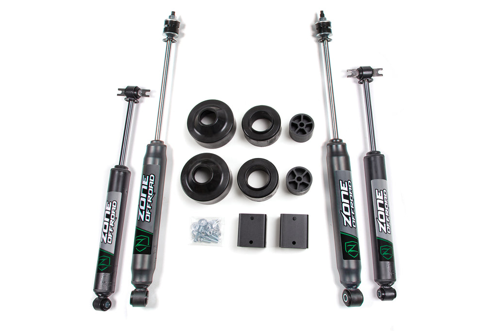 12-18 Jeep Wrangler JK 2 Door/4 Door 2 Inch Lift Kit Zone Offroad