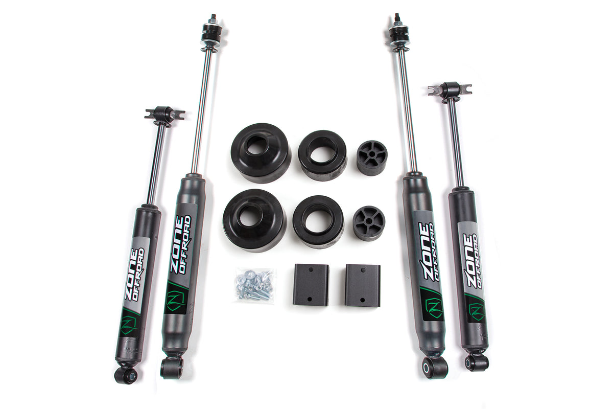 12-18 Jeep Wrangler JK 2 Door/4 Door 2 Inch Lift Kit Zone Offroad