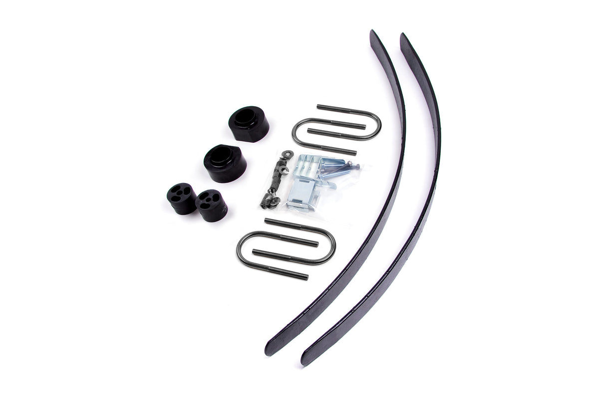 84-01 Jeep Cherokee XJ 2 Inch Lift Kit With Dana 35 Axle Zone Offroad