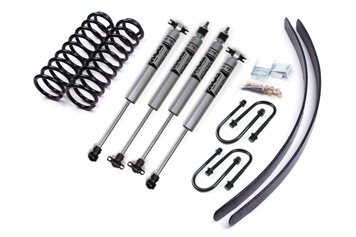 84-01 Jeep Cherokee XJ 3 Inch Coil Spring Lift Kit With Chrysler Axle Zone Offroad