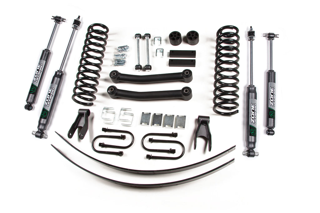 84-01 Jeep Cherokee XJ 4.5 Inch Coil Spring Lift Kit With Chrysler Axle Zone Offroad