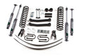 84-01 Jeep Cherokee XJ 4.5 Inch Coil Spring Lift Kit With Chrysler Axle With Nitro Shocks Zone Offroad