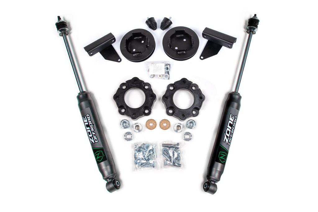 2022-Up Toyota Tundra 4WD 2 Inch Lift Kit 1 Inch Rear Spacer With Nitro Shocks Zone Offroad