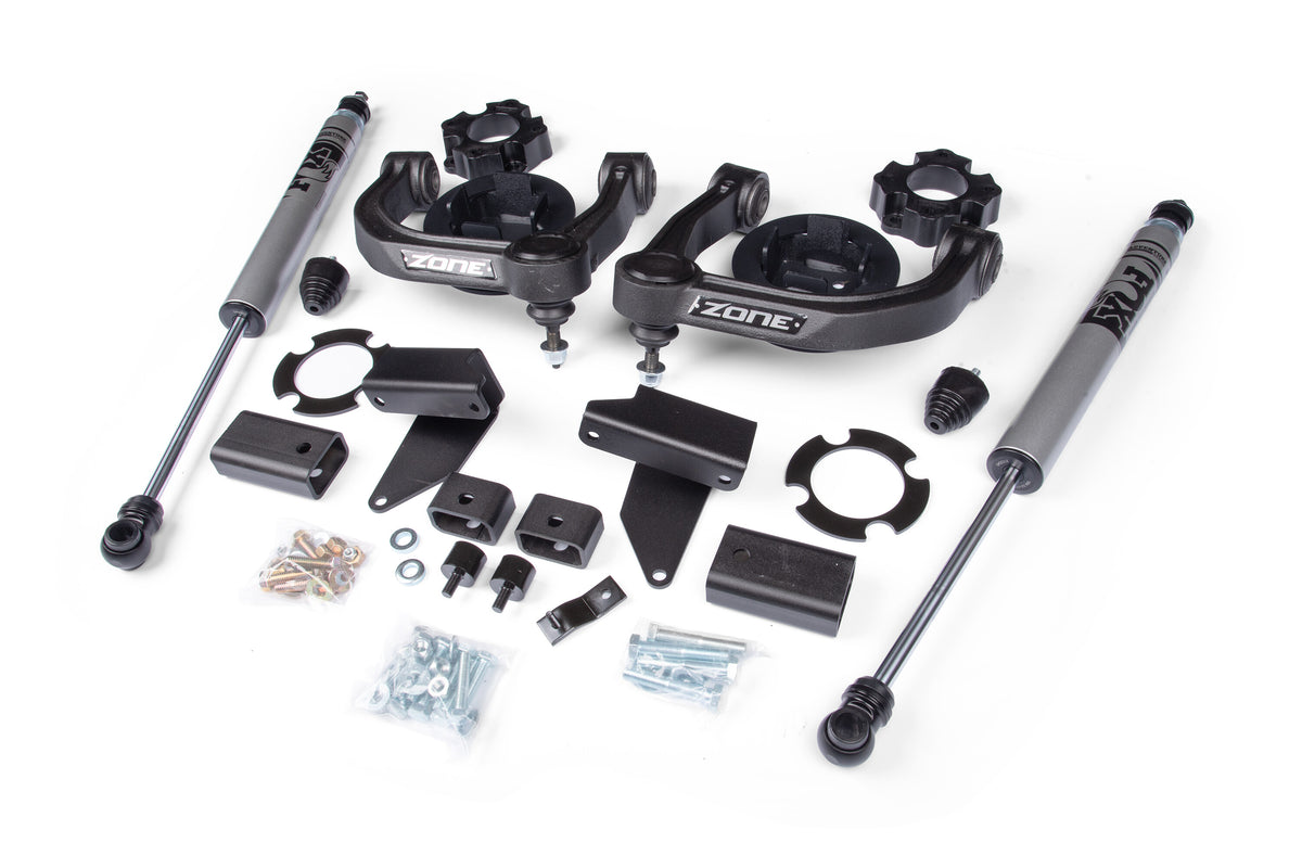 22-26 Toyota Tundra 4WD 3.25 Inch Adventure Series Lift Kit 1.75 Inch Rear Spacer Zone Offroad
